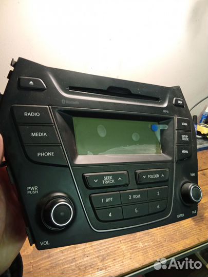 Автомагнитола,Hyundai Santa Fe 3 заводская