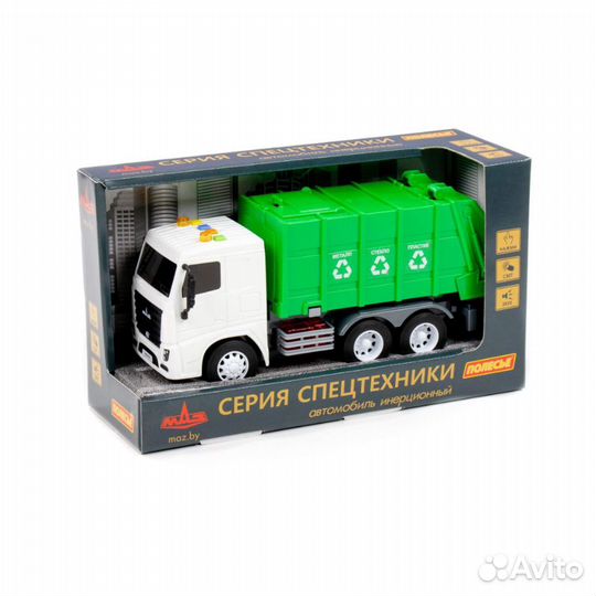 Маз, автомобиль коммунальный инерционный (со свето