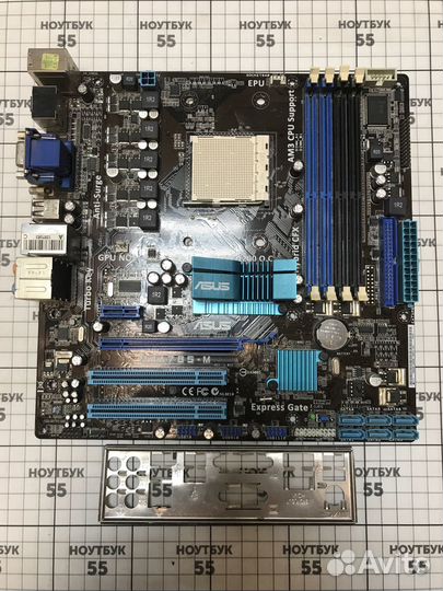 Материнская плата asus M4A785-M