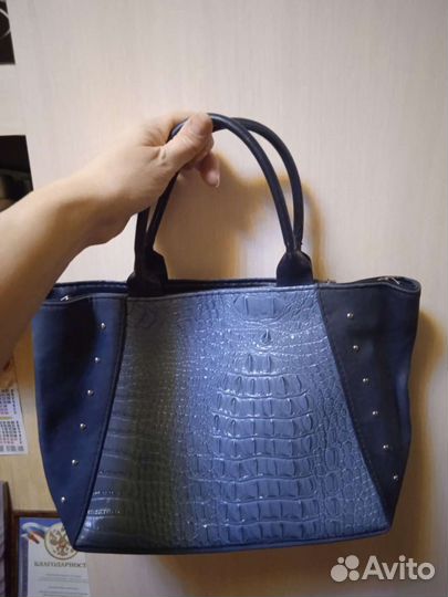 Сумка женская синяя