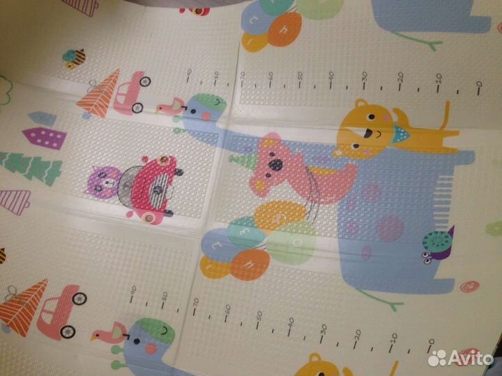 Складной детский коврик для ползанья