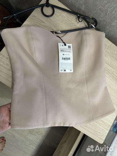 Корсетный топ zara
