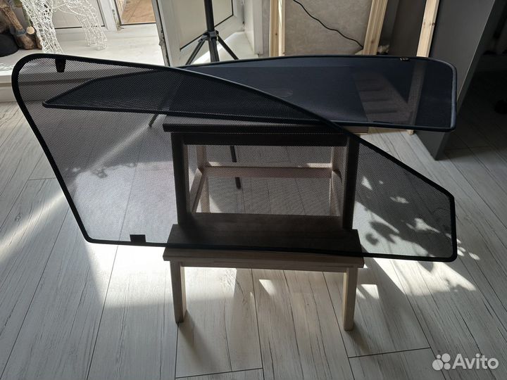 Каркасные передние шторки trokot Skoda Rapid