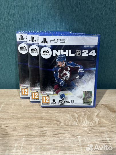 Игра NHL 24 PS5. Диск новый