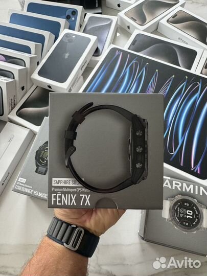 Garmin fenix 7x sapphire solar новые