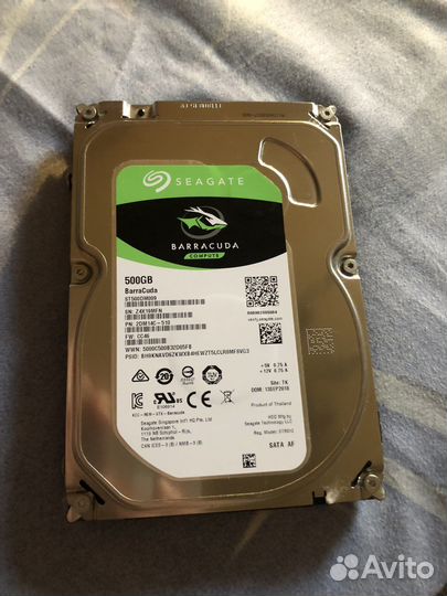 Жесткие диски Seagate, WD, Dell 500gb 1тб 3тб 6тб