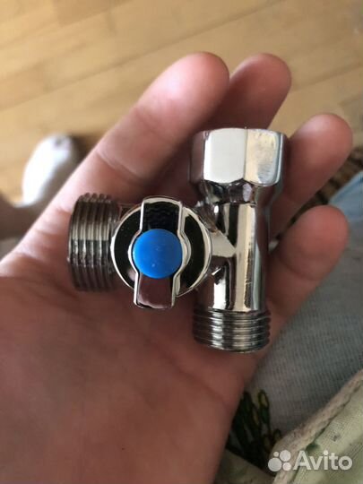 Шаровой кран для подкл. сан.1/2х3/4х1/2