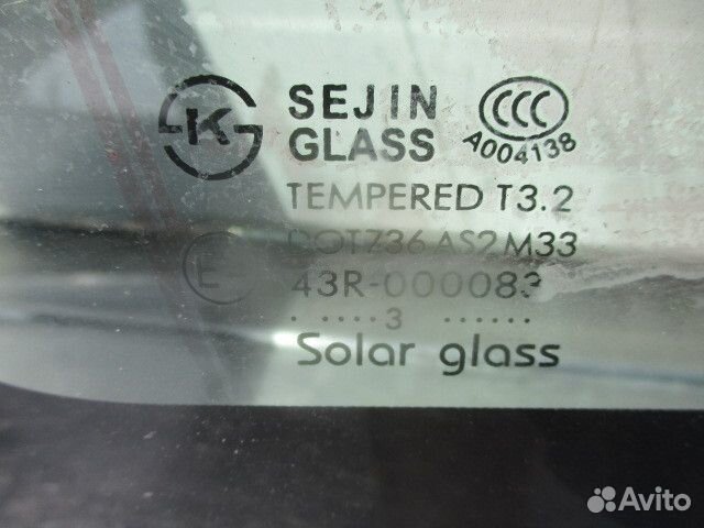 Стекло кузовное глухое левое Chevrolet Captiva