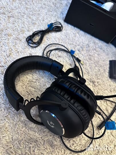 Игровые наушники с микрофоном logitech g pro x
