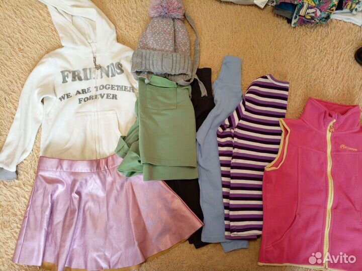 Одежда пакетом на девочку 116-122