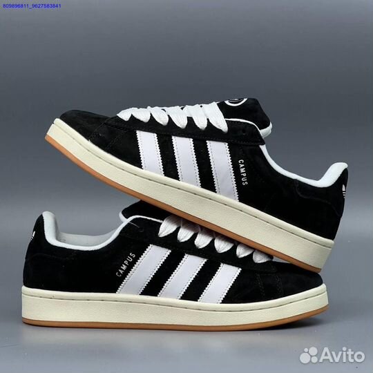 Кроссовки Adidas Campus Black (Арт.38519)