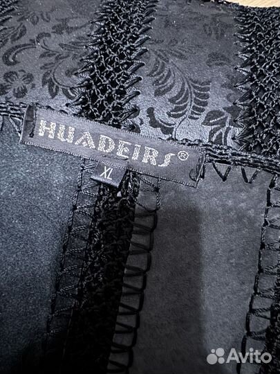 Жилетка кожаная женская