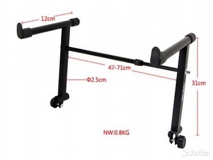 Второй ярус на стойку для клавишных инструментов