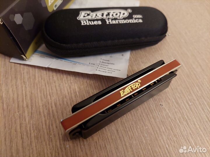 Губная гармошка Easttop t008k C