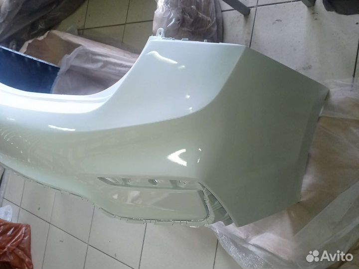 Бампер задний хендай солярис