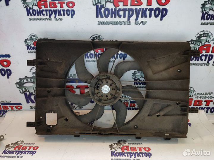 Вентилятор радиатора в сборе с диффузором