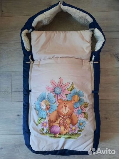 Конверт меховой в коляску