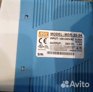 Блоки питания mean well MDR-20-24