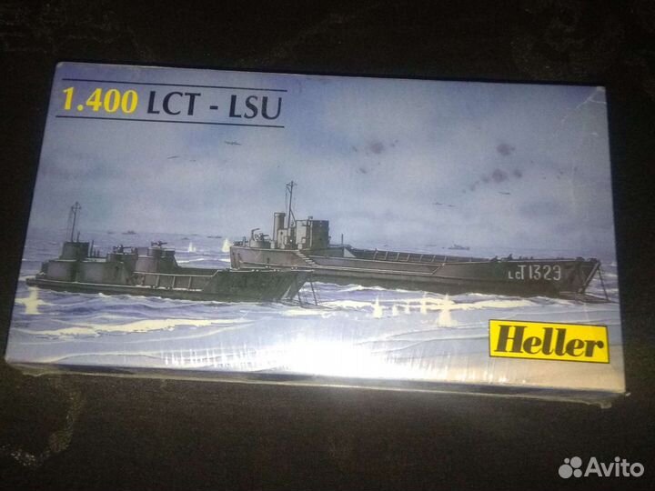 Модель десант корабли 1:400 heller #81001 LCT-LSU