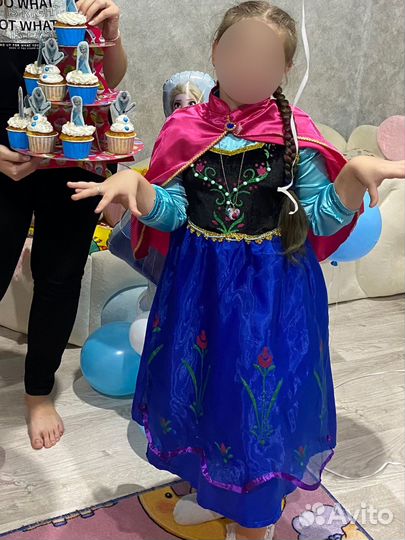 Платье Анны Холодное сердце