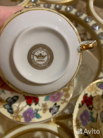 Винтажная чайная пара фарфор Англия