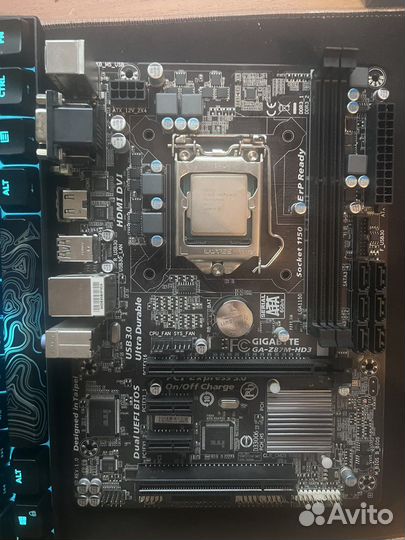 Материнская плата с процессором i5
