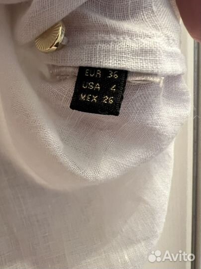 Massimo dutti блузка лен