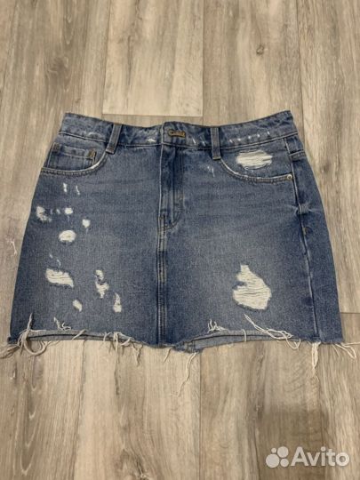 Джинсовая юбка zara s