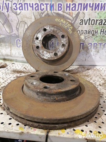 Диски тормозные передние Hyundai Elantra