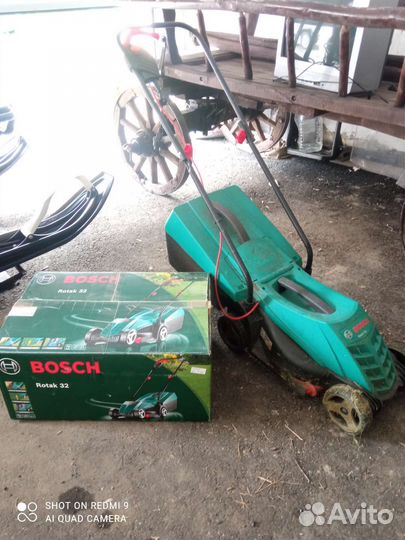 Газонокосилка электрическая bosch rotak 32