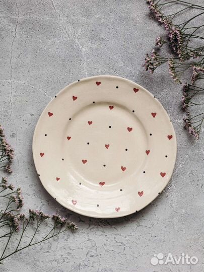 Тарелка ручной работы