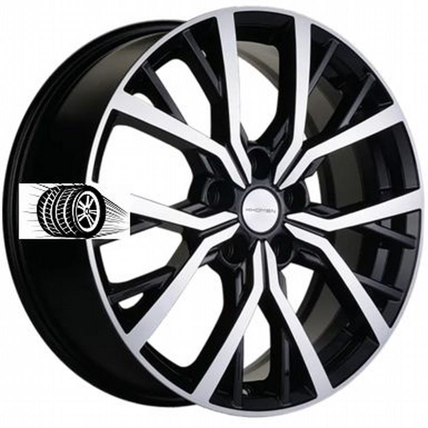 Литые диски Khomen Wheels 7×R18 5×114.3