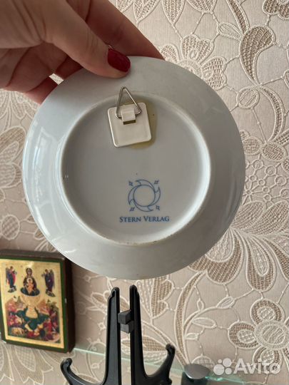 Настенная тарелка чехия