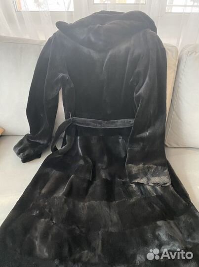 Шуба из канадской стриженной норки