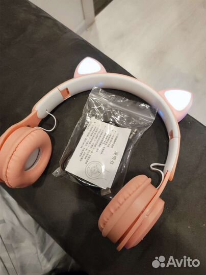 Наушники с кошачьими ушками