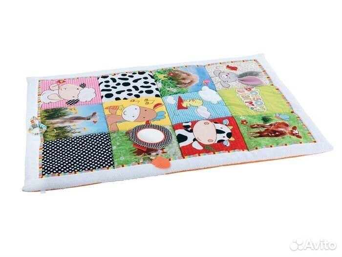 Коврик развивающий «ELC” +игрушка ослик