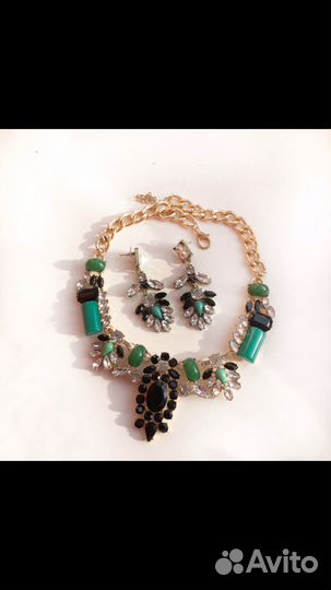 Набор серьги и колье