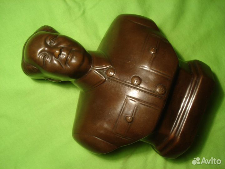 Большой Бюст Китай Мао Дзе Дун Бронза Иань Чайна