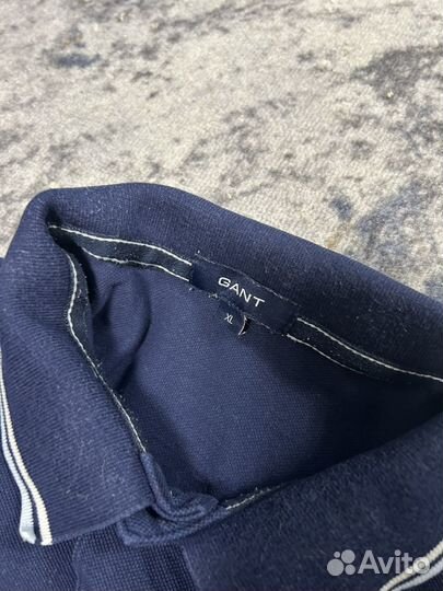 Регбийка gant длинный рукав лонгслив