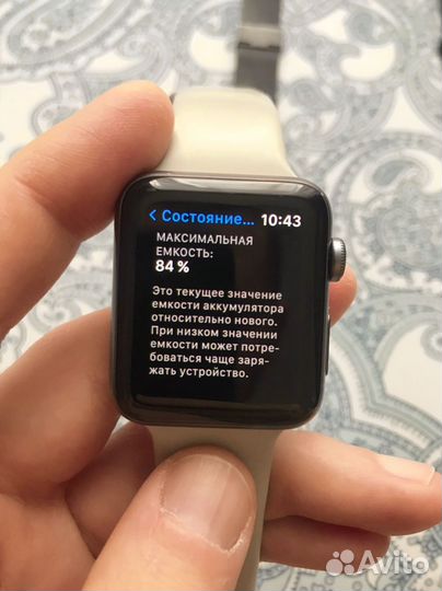 Часы apple watch 3 42mm исправные