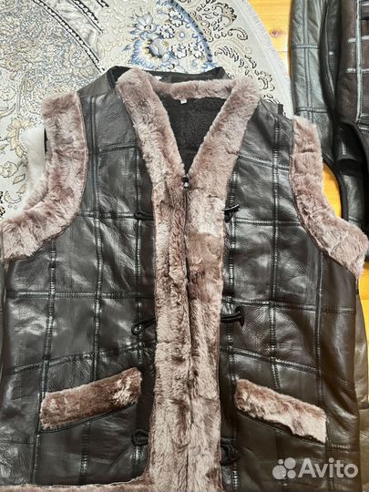 Жилетка мужская меховая