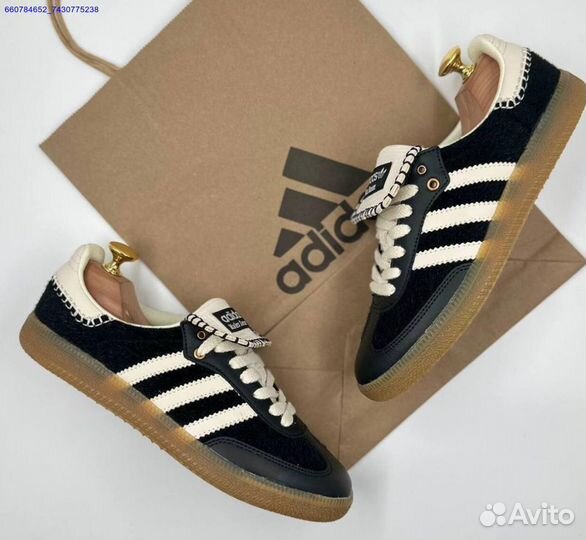 Кроссовки Adidas Samba & Wales Bonner (Арт.71876)