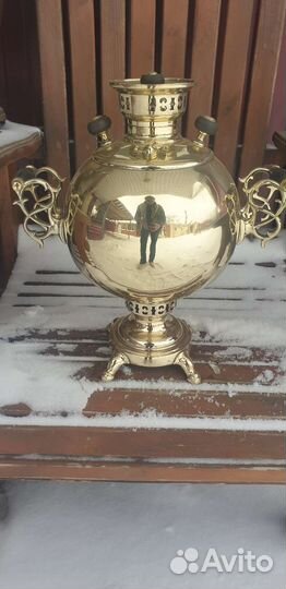 Царский самовар на дровах на 5л