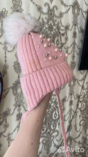 Комплект шапка, шарф