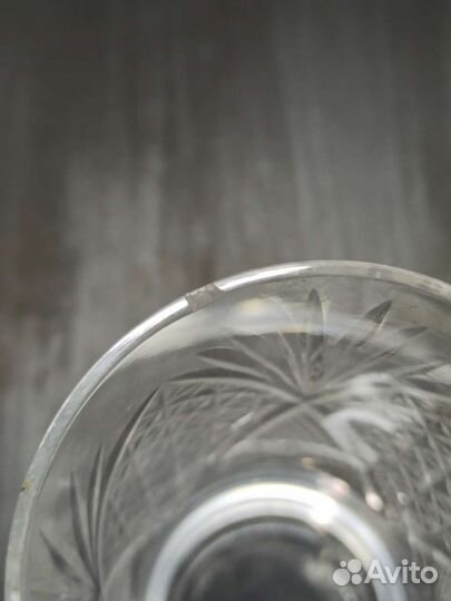 Хрустальные стаканы 2 штуки