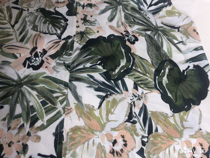 Топ с акварельным принтом 42-44