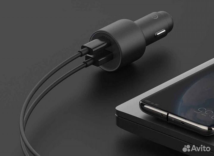 Зарядное устройство Xiaomi Car Charger 1A1C 100W