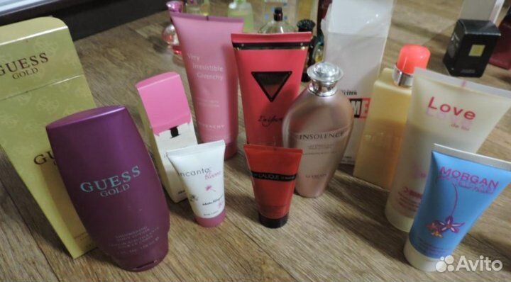 Парфюмированные лосьоны, дезодоранты, вуали