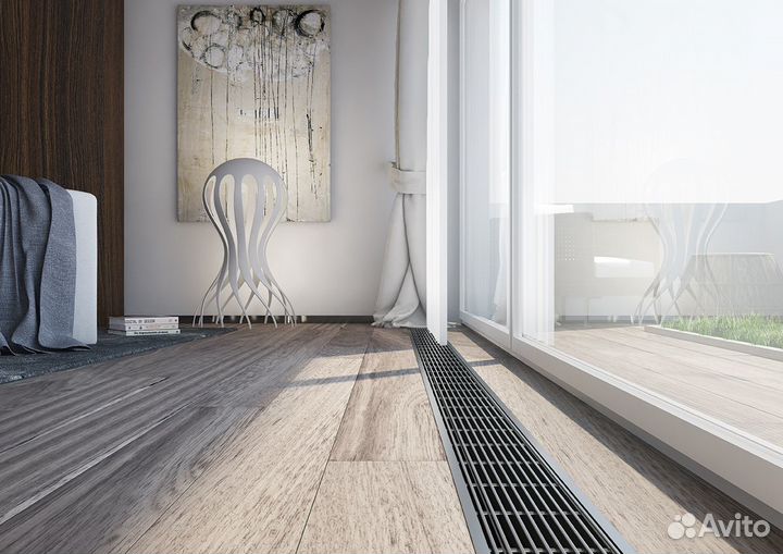 Конвектор в пол kwhv 250-105-2700 мощность 5212 Вт