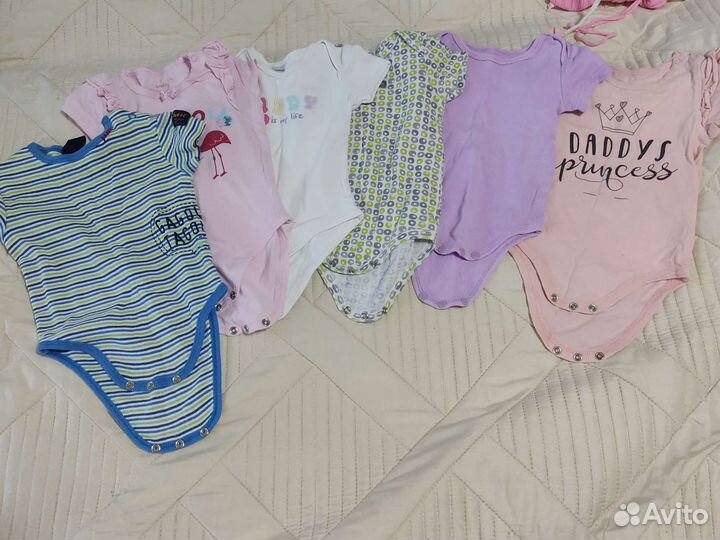 Детские вещи пакетом для девочек до года